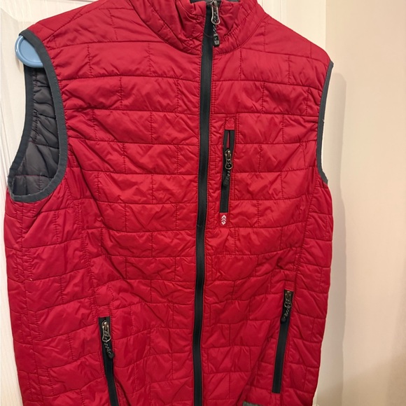 Free Country Vibrant Red Quilted Vest - Picture 3 of 3